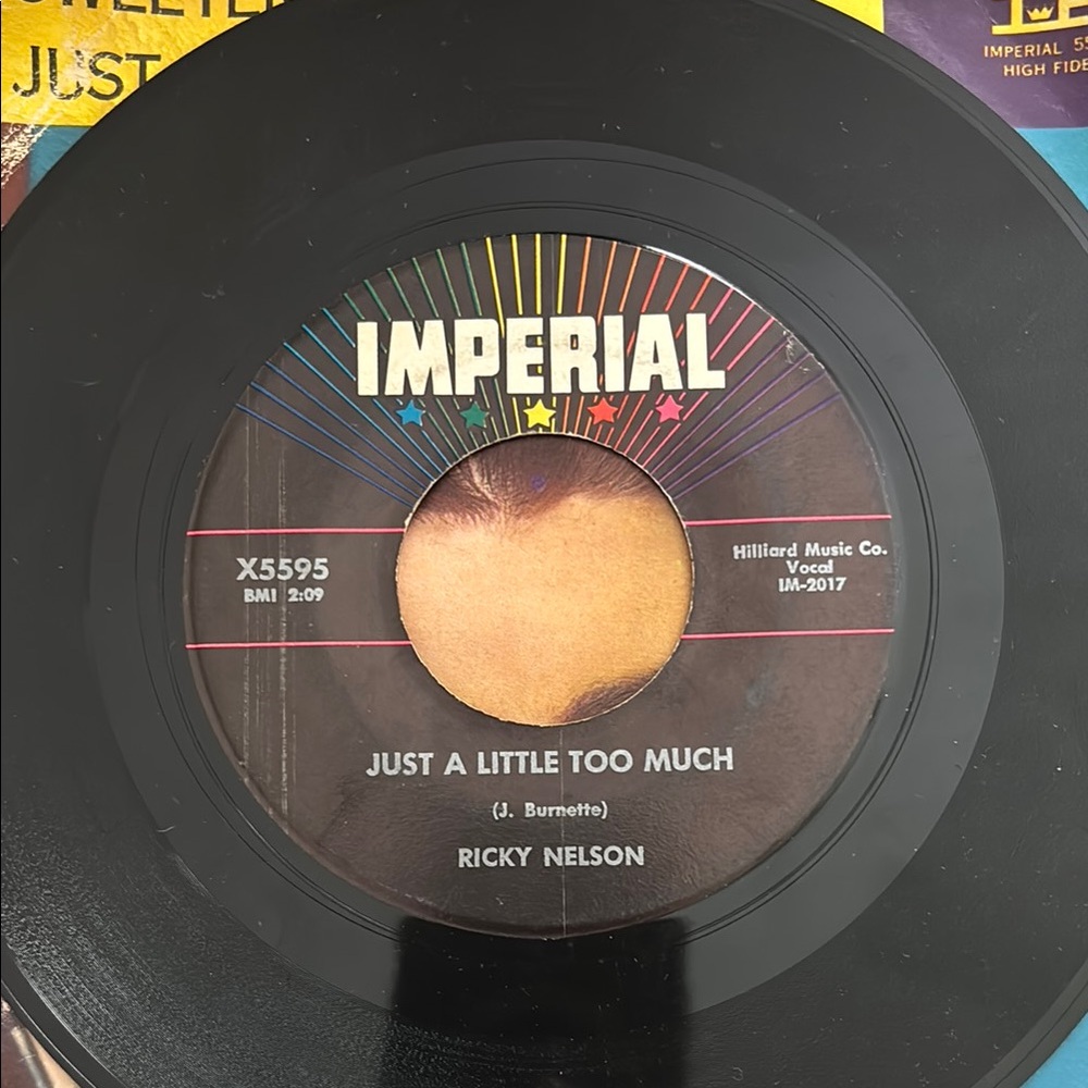 Imperial Vinyl Record - Just a Little Too Much